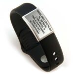Pulsera de identificación médica.
